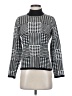 Joseph A. Houndstooth Silver Pullover Sweater Size S - photo 1