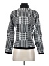 Joseph A. Houndstooth Silver Pullover Sweater Size S - photo 2