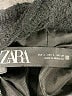 Zara 100% Acetate Black Coat Size L - photo 6