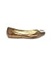 Elaine Turner Gold Flats Size 6 - photo 1
