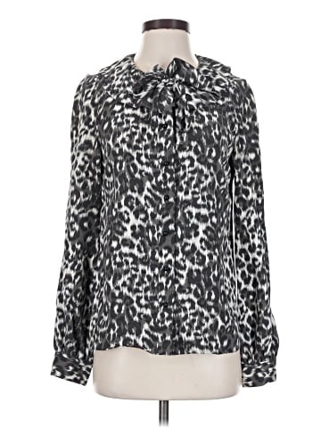 Kate Spade New York Long Sleeve Silk Top (view 1)
