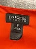 En Focus Studio Color Block Orange Casual Dress Size 8 - photo 7