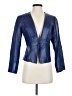 Hal Rubenstein 100% Leather Blue Blazer Size XS - photo 1