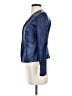 Hal Rubenstein 100% Leather Blue Blazer Size XS - photo 5