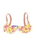 Oneonone Floral Yellow Swimsuit Top Size XL - photo 1