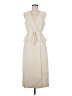 Halston 100% Polyester Ivory Vest Size 8 - photo 1
