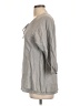 True Grit 100% Cotton Gray 3/4 Sleeve Blouse Size L - photo 5