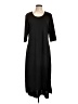 Coldwater Creek 100% Polyester Solid Black Casual Dress Size L (petite) - photo 1