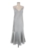 La Perla Metallic Silver Casual Dress Size M - photo 1