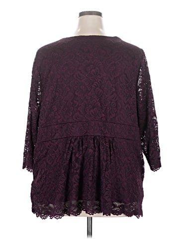 Roaman's 3/4 Sleeve Blouse (view 2)