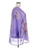 Roaman's 100% Polyester Purple Long Sleeve Blouse Size 26W - photo 4
