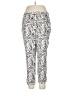 Banana Republic Print Silver Casual Pants Size 10 - photo 1