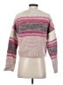 Pilcro Color Block Pink Pullover Sweater Size S - photo 2