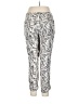 Banana Republic Print Silver Casual Pants Size 10 - photo 2