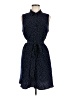 POPSUGAR 100% Polyester Polka Dots Blue Casual Dress Size M - photo 1
