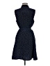 POPSUGAR 100% Polyester Polka Dots Blue Casual Dress Size M - photo 2
