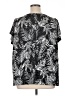 Catherines Black Short Sleeve Blouse Size 1X Petite - photo 2