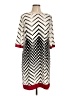 Studio One Chevron-herringbone Ivory Casual Dress Size L (petite) - photo 1