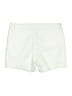 IZOD 100% Cotton Solid Ivory Shorts Size 12 - photo 2