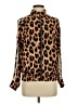 Missguided Animal Print Gold Track Jacket Size 4 - photo 1