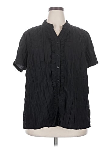 St. John's Bay Short Sleeve Blouse (view 1)