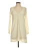TOBI 100% Polyester Solid Ivory Casual Dress Size XS - photo 1