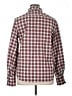 Chaps 100% Cotton Checkered-gingham Burgundy Long Sleeve Button-Down Shirt Size XL - photo 2