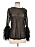 Shein Curve Black Long Sleeve Blouse Size 14 Plus (1) - photo 1