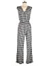 En Focus Studio Houndstooth Gray Black Jumpsuit Size 8 - photo 1