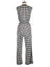 En Focus Studio Houndstooth Gray Black Jumpsuit Size 8 - photo 2