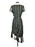 City Studio Chevron-herringbone Teal Cocktail Dress Size 5 - photo 2