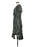 City Studio Chevron-herringbone Teal Cocktail Dress Size 5 - photo 5