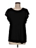 PREMISE Black Short Sleeve Top Size M - photo 1