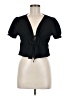 Divided by H&M Black Short Sleeve Blouse Size M - photo 1