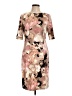 North Style Print Tan Cocktail Dress Size 12 - photo 1