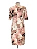 North Style Print Tan Cocktail Dress Size 12 - photo 2