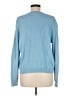 Barry Bricken Solid Blue Silk Pullover Sweater Size M - photo 2