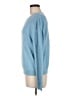 Barry Bricken Solid Blue Silk Pullover Sweater Size M - photo 5