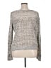 Old Navy 100% Cotton Metallic Silver Pullover Sweater Size XL - photo 2
