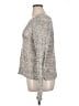 Old Navy 100% Cotton Metallic Silver Pullover Sweater Size XL - photo 5