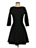 Zara Basic Solid Black Cocktail Dress Size S - photo 1