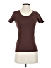 Active Basic Brown Short Sleeve T-Shirt Size S - photo 1