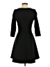 Zara Basic Solid Black Cocktail Dress Size S - photo 2