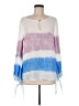 Holding Horses 100% Rayon Tie-dye White Long Sleeve Blouse Size M - photo 1