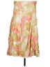 Ruby Rd. 100% Cotton Tropical Pink Casual Skirt Size 12 Petite - photo 1