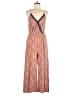 Hem & Thread 100% Rayon Paisley Orange Jumpsuit Size M - photo 1