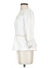 Point Sur 100% Viscose White 3/4 Sleeve Blouse Size 4 - photo 5
