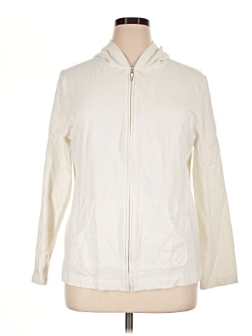 Karen Scott Sport Zip Up Hoodie (view 1)