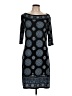 Sophie Max Paisley Blue Casual Dress Size L - photo 1