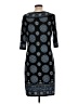 Sophie Max Paisley Blue Casual Dress Size L - photo 2